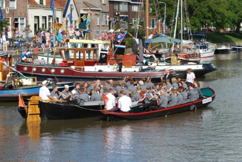 Praamvaren na het jubileumconcert 140 jaar SHD 2014