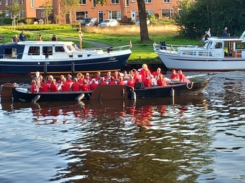 030 Afsluiting seizoen met muzikale praamvaart (foto's Theresa, Jeanette, Bowine, Albert en Gwen)